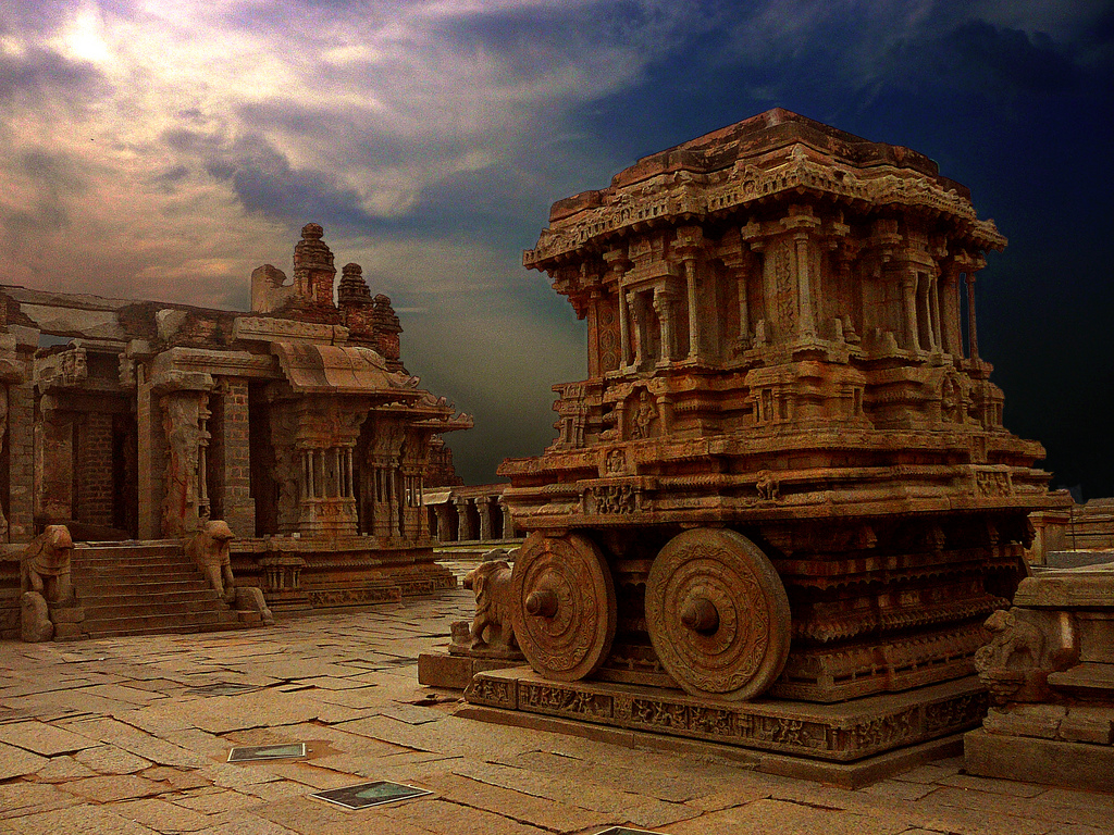 Vedic Dawn : The Spiritual Reawakening - Vitthala Temple Hampi  Ancient InDia Shines Once Again  Wallpaper E80aj